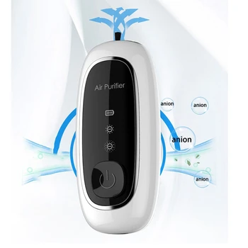 USB Prenosné Čistička Vzduchu, Osobné Visí Náhrdelník s Negatívne ióny Osviežovač Vzduchu-Žiadne Žiarenie pre Dospelých, Deti