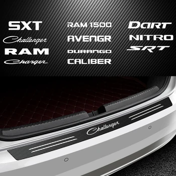 1PCS Auto Zadný Nárazník batožinového priestoru Stráže Samolepky Pre Dodge SXT Challenger Nabíjačku RAM 1500 Pomstiteľ Durango Kaliber Dart Príslušenstvo