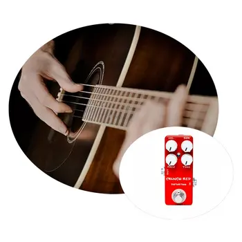 Prenosné Gitara Účinok Pedále Kompresora Booster Skreslenie Overdrive 9V 1A Adaptér 5 Spôsob Kábel 10 Spôsobov, ako Pedál Napájanie