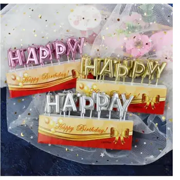 NASTAVTE deň matiek cake zdobené tuhaojin happy birthday cake abecedy, farebné sviečky narodeninové party abecedy cculpture socha