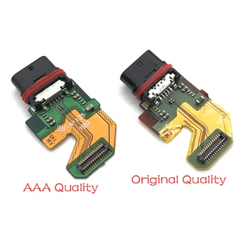 10 ks/veľa ,Nový USB Nabíjací Port Dock Konektor Nabíjačky Konektor Rada Flex Kábel Pre Xperia Z5 Premium Z5P E6833 E6853 E6883