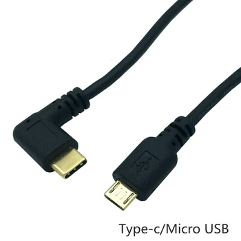Pozlátené USB 3.1 Typ C Mužov k Mini USB 2.0 Mini Micro Muž Synchronizáciu Údajov Napájací Kábel Kábel na Fotoaparát, mobilný telefón, pevný