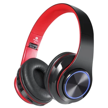 Svetelný Športové Bezdrôtové Bluetooth Slúchadlá Skladacie Stereo Headset Beží Mobilného Telefónu Bluetooth Headset