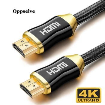 HDMI Kábel 4K 2.0 Kábel Pre Xiao Samsung Obrazovka Box TV PS4 HDMI Prepínač HDMI Na HDMI 60HZ Audio Cabo HDMI Kábel Nylon Drôt, Kábel