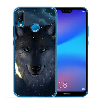 Luxusné Hviezdna zvierat lev, vlk Pre Huawei Mate 9 10 20 P8 P9 P10 P20 P30 P Smart Lite Plus Pro telefón puzdro Coque Etui roztomilý