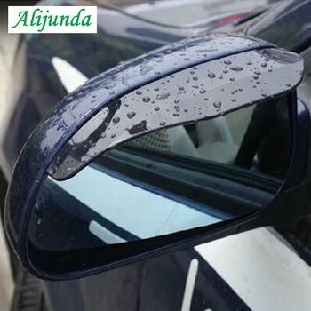 2ks/set auto spätné zrkadlo dažďový obočie štít flexibilné ochrany PVC tvarovky PRE Chery Geely Vízia SC7 MK CK Kríž