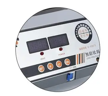 Dodanie YSF-1000 Titán digitálny termostat pece na tavenie cínové spájky hrniec priemer 150x100x45MM