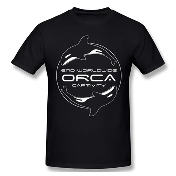 2021 bavlna T-shirt de pesca masculina engraçado topo konečné em todo o mundo orca cativeiro zariadení puro algodão t harajuku