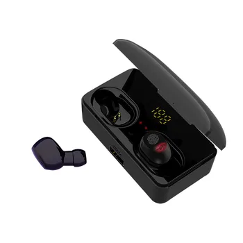 Bezdrôtový Bluetooth headset 5.0 Digitálny Displej Binaural Nepremokavé Stereo In-ear Módne Športové viacúčelové Big Batérie