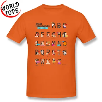 Úplne Nové Módne T-Shirts List Real Housewives Abecedy Grafické Tričká Pre Mužov Najvyššej Kvality, Móda Tee Tričko Homme