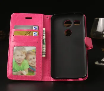Kožené Peňaženky Stojan Flip Kartu Držiteľ puzdro Pre LG / Google Nexus 5X (5.2 Palce) Telefón Prípadoch Coque Pre LG Nexus 5X