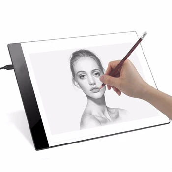 BEIAIDI Stmievateľné LED Grafický Tablet Písanie, Maľovanie Light Box Kreslenie Kópiu Rada Sledovanie Podložky Panel A4 Výkres Tablet Artcraft