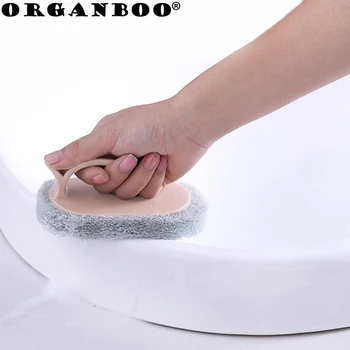 Multifunkčné silný dekontaminácia kefa s rukoväť hubky spodnej čistiaca kefa Kúpeľni vaňa dlaždice umývanie hrniec kefa
