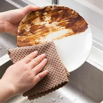 Kuchyňa Anti-grease utieranie handry efektívne Super Absorpčné Jemnou Handričkou domov pranie jedlo v kuchyni, Čistenie uterák