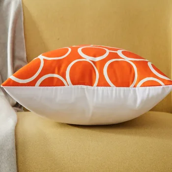 Geometrický Dizajn Pás Hodiť vankúš sofa Orange Vankúše na Pohovke Auto Gauči Sídlo dekoratívne vankúše