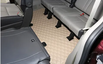 Celý set auto podlahové rohože + kufor mat na Pravej Strane Jednotky KIA Sedona 7 8 miest 2019-nepremokavé auto koberce pre Sedona 2018