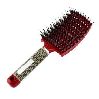 Detangle Hairbrush Mokrým Hrebeňom Ženy Kefa Na Vlasy Profesionálna Nylonová Kefa Na Vlasy Masáž Prečesať Kefou Na Vlasy V Kaderníctve Styling Nástroj