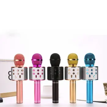 Mobilný Telefón Karaoke Ktv Bezdrôtový Kondenzátorových Mikrofónov Live Karaoke Mikrofón Audio Integrované Profesionálny mikrofón