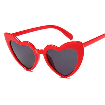 Retro slnečné Okuliare Ženy Cat Eye, Luxusné Značky Dizajnér Slnečné Okuliare Módne Srdce, Slnečné okuliare, Lady Čierne Okuliare oculos Roztomilý Okuliare