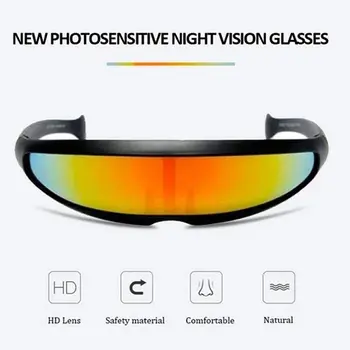 Nové Fotosenzitívne Night Vision Okuliare Ovládač Okuliare Okuliare UV Ochrany slnečné Okuliare Outdoor Cestovné Nočné Videnie