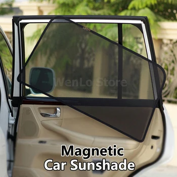 WENLO 4Pcs Magnetické Auto Bočné Okno Slnko Odtiene Kryt Pre Volkswagen Touran L Tiguan Toureg T-ROC POLO PHEV Phideon Tharu
