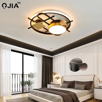 Ťia-home Moderné LED Svetlá, Lustre Pre Spálne, kuchyne, Obývacej miestnosti, Vnútorné Osvetlenie Diaľkové Stmievateľné Žiarivky zariadenia AC90-260V