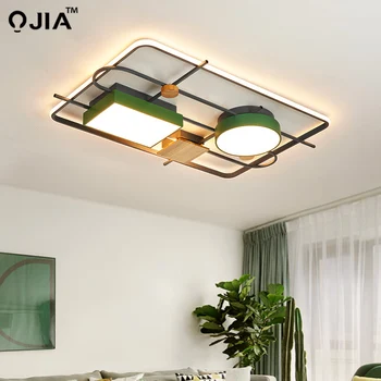 Ťia-home Moderné LED Svetlá, Lustre Pre Spálne, kuchyne, Obývacej miestnosti, Vnútorné Osvetlenie Diaľkové Stmievateľné Žiarivky zariadenia AC90-260V