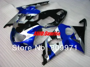S355 Hi-grade striebro blk modrá plný Kapotáže pre SUZUKI GSXR1000 2000 2001 2002 GSX-R1000 00-02 GSXR1000 K2 00 01 02