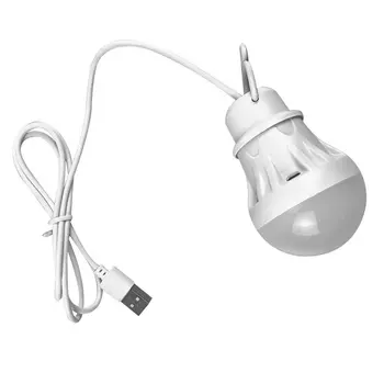 USB Žiarovka Svetla, Farebné PVC Životného prostredia Lampa 5V 3W Prenosné LED Žiarovky USB Lampy Pre pešiu Turistiku, Camping Cestovné Vonkajšie Osvetlenie Hot