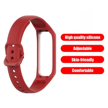Náhradné silikónové Watchband Popruh Pohodlné Elegantné Hodinky Prvok pre Galaxy Fit-e R375/Galaxy Fit2 SM-R220