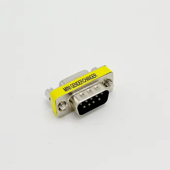 1pcs DB9 9pin sériový port samíc a Samcov sériový port Adaptér sériového kábla converter adaptér
