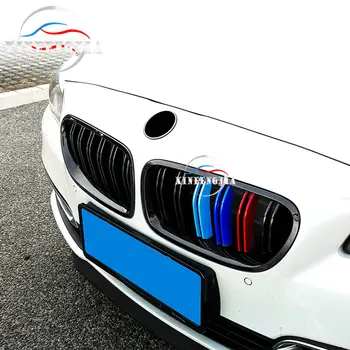 Pre BMW 5 Series F10 rokov 2011-2016 2 KS Predné Dvojité Pól Športová Mriežka Chladiča Vzduchu Mriežka Obličiek Mriežka Výbava
