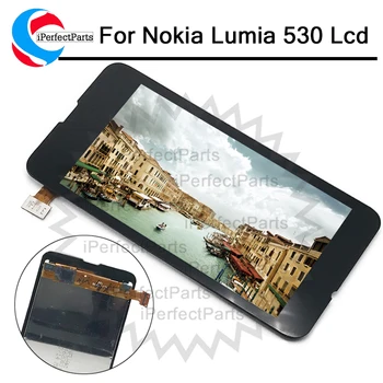 Žiadny Mŕtvy Pixel RM-1017 LCD Pre NOKIA Lumia 530 Displej Dotykový Displej Digitalizátorom. Montáž Náhrada Za Nokia Lumia 530 N530 LCD