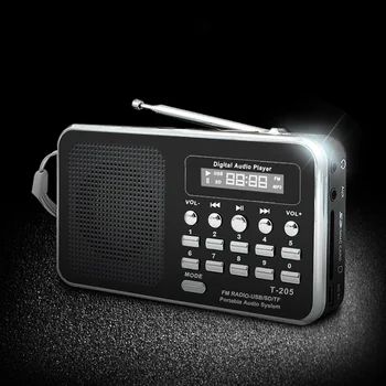 Prenosný Mini Am, Fm Rádio, Stereo Reproduktor, Podpora Sd/Tf Karty S Usb