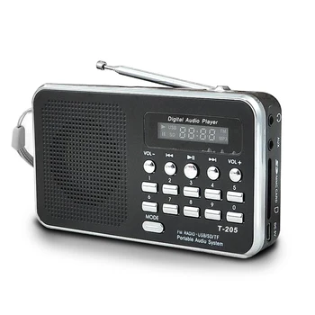 Prenosný Mini Am, Fm Rádio, Stereo Reproduktor, Podpora Sd/Tf Karty S Usb