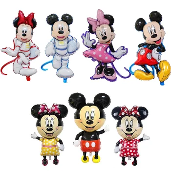 112 cm Mickey Balóny Mickey Mouse Narodeninovej Party Dekor Baby Sprcha Dekor Deti Strany Mickey Balloon Air Globos