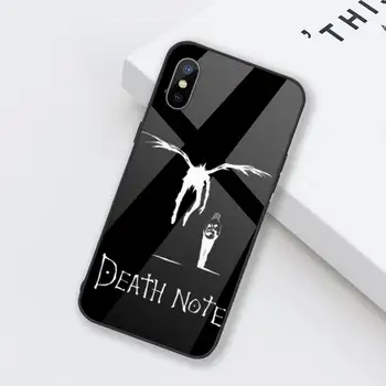 Death Note, Anime, komiksu, Telefón Prípade Tvrdeného skla Pre iphone 6 6 7 8 plus X XS XR 11 12 mini PRO MAX