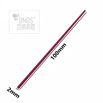 BNBS 3000#Zaoblené Ruby kamene na nôž na ostrenie jemné brúsenie červená farba whetstone brúsny stick 100mm dĺžka 2 mm priemer