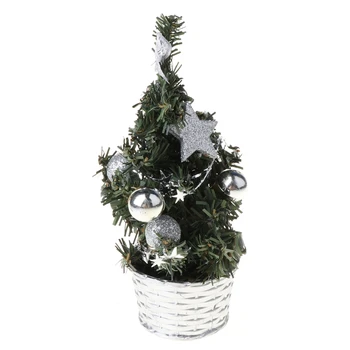 Vianočný Stromček, Umelá Mini Vianočné Borovice, Vianočné Dekorácie Strom Decor 72XF