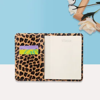 MAIOUMY nová peňaženka na kreditné karty držiteľ Pasu leopard tlač Nepremokavé Peňaženky mincu kabelku žena, vizitky, Mäkké Pas