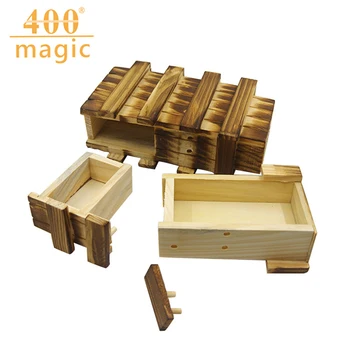 Veľká veľkosť drevené starožitné drahých poklady, box rozvíjať mozog inteligencie magické hračky