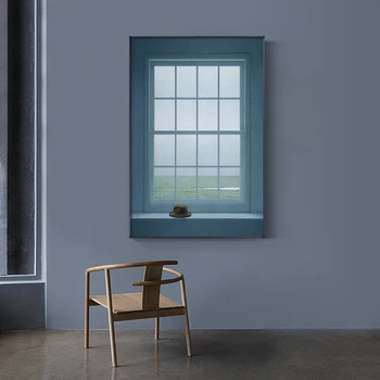 Severské krajiny stoja windows Plátno Maľovaní plagátov a tlač moderný Dekor Umeleckých obrazov na Stenu pre Obývacia Izba, Spálňa