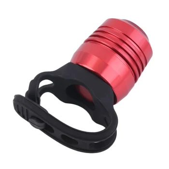 1 ks z Hliníkovej Zliatiny USB Nabíjateľné 3-Režim Požičovňa Svetlometu Nepremokavé Cyklistické Chvost Zadné Výstražné Červené Svetlo svetlo S USB Kábel