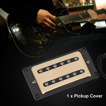 2 ks Kovové Humbucker Snímač Pokrytie Dvoch-line Pre Elektrickú Gitaru 3 Coloer