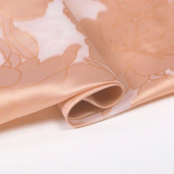 165cm organza textílie meter lete troch-dimenzionální kvet textílie odevy polyester textílie veľkoobchod polyesterovej tkaniny