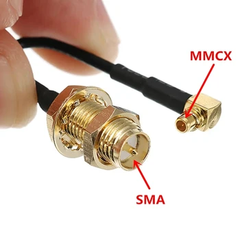 MMCX na RP-SMA Female Adaptér Konektor Kábla 70 mm pre PandaRC VT5804/Flytower - RP-SMA Female