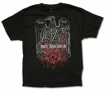 Slayer Nenávistné po celom Svete Tour 2011 Čierne Tričko Nové Úradný Thrash Metal Nový Zábavný Značku Oblečenia top čaj