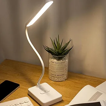 USB Nabíjateľné Stolná Lampa Vnútorné Osvetlenie LED Oko Flexibilné Štúdia Študent Lampa Tabuľka Ochrany Dotykový Stôl Nočné Svetlo Miest X0C7