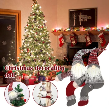 Roztomilý Vianočný Stromček Vňaťou Gnome Plyšové Hračky Jedinečný Xmas Party Domov Dekoračné Bábiky LB88