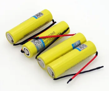 VariCore Pôvodné HE4 2500mAh Li-lon Batéria 18650 3,7 V Napájanie Nabíjateľné batérie 20A vypúšťanie +DIY Silica gel Kábel